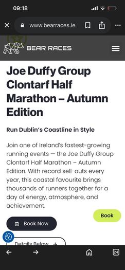 Clontarf half marathon