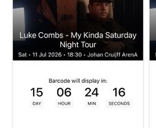 Luke Combs x2 11th July Amsterdam