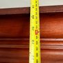 Mahogany wood Mirror-door Armoire Wardrobe Image 2