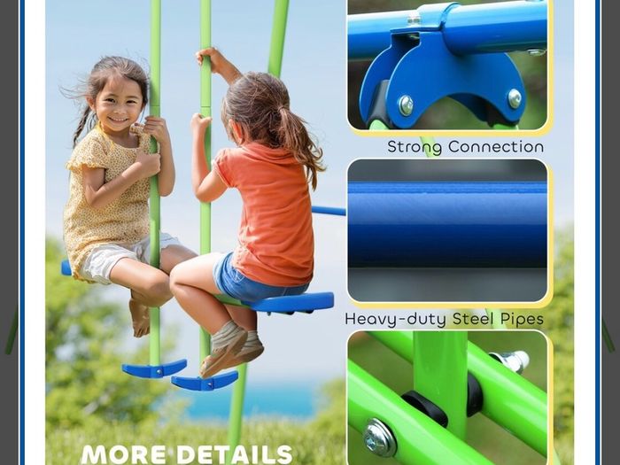 Kids Swing and seesaw