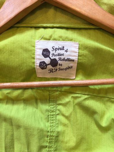 Lime green jacket