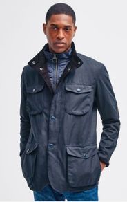 Barbour Ogston Wax Jacket Navy