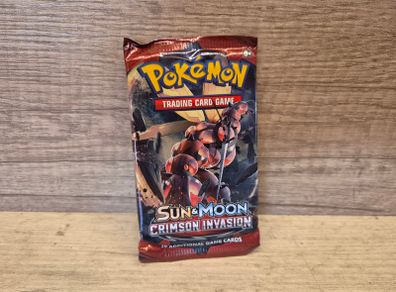 Pokemon 2017 Sun & Moon Crimson Invasion 10 Card Pack