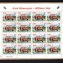 2001 Ireland Irish Motorsport Commemorative Stamp Sheetlet Plate 1A1A1A1A Fine Used with Dublin CDS cancel of 26th April 2001 (First day of issued) on envelope extract. Image 4