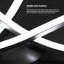 Ceiling Light, Elegant Curved Design,3 Built-in LED Boards,21W Cool White Light 6000K, Modern for Living Rooms, Bedroom, Kitchen Hallway,1600 Lumens Image 5