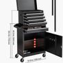 Heavy Duty Tool Trolley with 5 Drawers & Cabinet Image 5