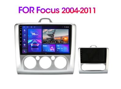 2 Din 4G+WiFi Car Radio for Ford Focus Exi MT AT 2004-2011 Multimedia Player Android 11 GPS Navigation Head Unit 2din