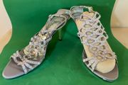 Woman shoes Silver High Heel