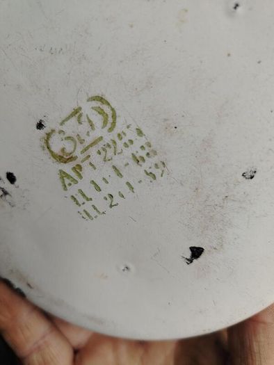 enamel milk jug