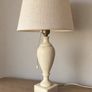 Vintage Alabaster Stone Table Lamp Image 2
