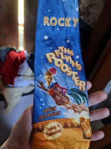 Chicken Run tie from Tie Rack, 100 percent silk made in Italy