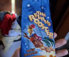 Chicken Run tie from Tie Rack, 100 percent silk made in Italy