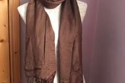 Norman Langstaff brown pashmina - New with tags