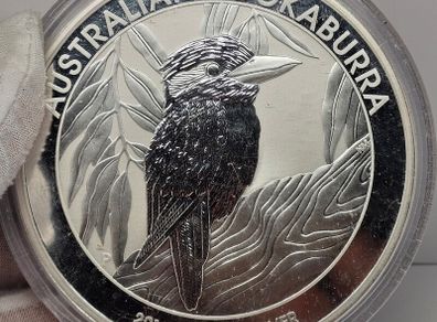 Australia 2014 1 Kilo .999 Silver Kookaburra 1kg Fine Silver Coin