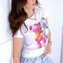 Black and White Stylish T-Shirt with Teddys. Image 5