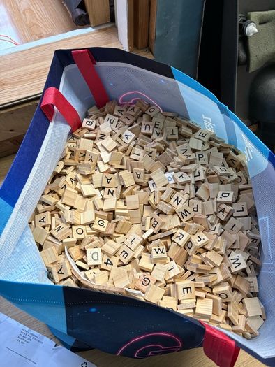 Scrabble Craft Tiles