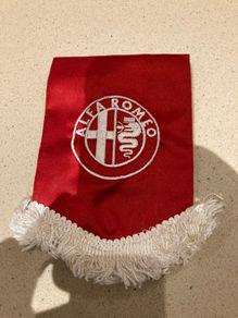 Alfa Romeo Dealer Desk Pennant Rare