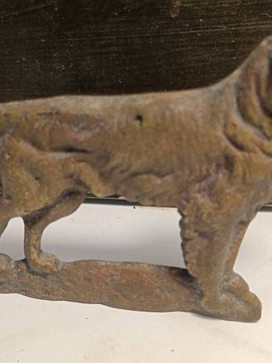 Early 20th Century Brass Retriever Dog