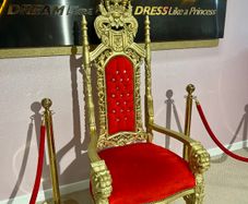 Vintage Style Throne, Chairs (big&small), Mirrora & Flower Arch - QUICK SALE!