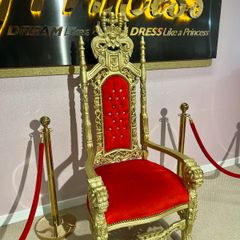 Vintage Style Throne, Chairs (big&small), Mirrora & Flower Arch - QUICK SALE!