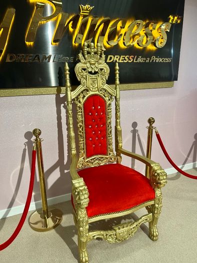 MUST GO! Vintage Style Throne, Chairs (big&small), Mirrors & Flower Arch - QUICK SALE!