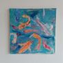 Original Abstract Painting Fish Art Painting Irish Art Image 2