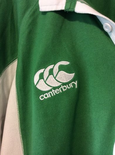 Ireland Rugby Jersey. Triple Crown Winning Jersey Year 2007. Official Canterbury IRFU Home Jersey. Authentic Original From The Time. Not A Modern Day Remake.
