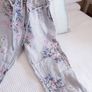 Floral Linen Summer Trousers Image 3
