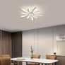 Ceiling Light Dimmable, LED Ceiling Lighting 48W 5400LM, 3000K-6500K, Acrylic Modern Lighting Fixture with Remote Control for Living Room Bedroom Image 5