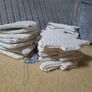 white wicker glitter decorations Image 6