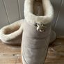 Women Clarks slippers Mules with genuine fur lining size UK6D Image 2