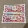 Nicaragua 1991 Uncirculated Centavos Banknotes Consecutive Numbers Image 2