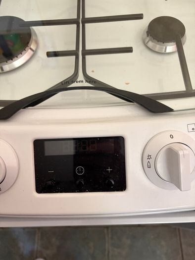 AEG 55cm Gas Cooker with Lid - White