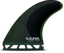 Futures Large F8 Blackstix Green Surfboard Fin