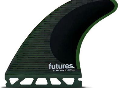 Futures Large F8 Blackstix Green Surfboard Fin