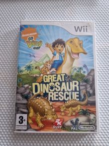 Go Diego Go Great Dinossaur Rescue Nintendo Wii Games Original