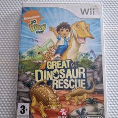 Go Diego Go Great Dinossaur Rescue Nintendo Wii Games Original