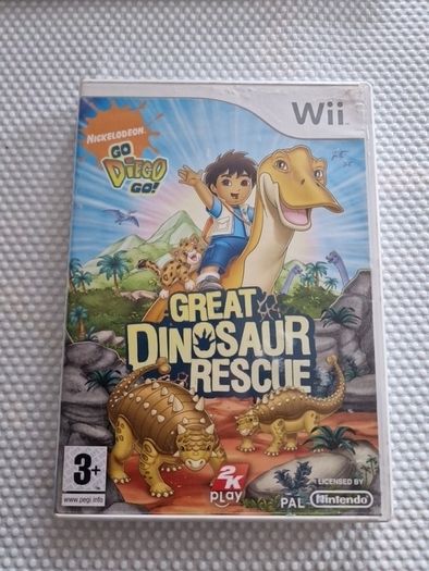 Go Diego Go Great Dinossaur Rescue Nintendo Wii Games Original