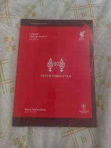 Liverpool v PSG match programme