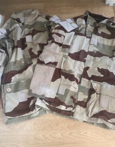 Desert Camouflage Army surplus Jacket, shorts ze L New