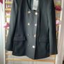 blazer Bnwt Zara black blazer medium with gold buttons Image 9