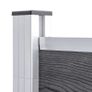Fence Panel WPC 95x186 cm Grey Image 5