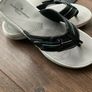 Clarks Cloudsteppers flip flops size 4 Image 3