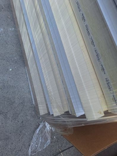 Insulated Roof Cladding 90mm thick 1800mm x 1000mm Panels in Vanilla/ Cream Colour