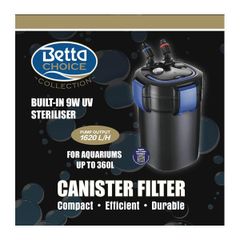 Betta Choice 1620 U.V Canister Filter (Includes U.V Sterilizer)
