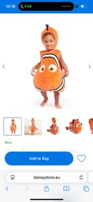 6-12 month Finding Nemo disney costume