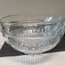 Vintage Pressed Glass Dessert Serving Bowls Pair Image 2