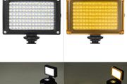 96 LED 9W  White and Yellow Photo Photography Digital Camera Video Hotshoe LED Lamp Lighting for DSLR Canon Sony Nikon Camcorder Wedding Professional