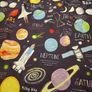 Single duvet and matching fitted sheet Space Moon Image 6