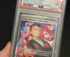 Pokemon Card Rockets Giovanni Psa 9